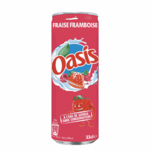Oasis Fraise Framboise 33 cl x 24 canettes